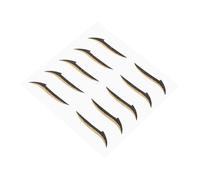 NOLITOY 5pares Pegatinas de Maquillaje de Ojos Adhesivas Brillo de Tiras Autoadhesivas para Delineador de Ojos Pegatinas de Sombras para Maquillaje de Fiesta