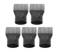 NOLITOY 5piezas Cepillo Secador De Pelo Boquilla Tipo Peine Para Cabello Rizado Accesorio Difusor Para Secador De Pelo Herramienta De Peinado Para Alisar y Desenredar Cabello Fino Grueso y