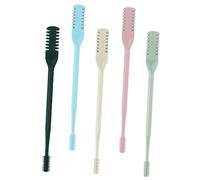 NOLITOY 5piezas Doble Cabeza Cortador De Nasal Para Hombres y Mujeres Herramienta Manual De Recorte Diseño Compacto y Portátil Inoxidable y Seguros