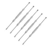 NOLITOY 5piezas Herramientas Para Limpieza De Oídos Extracción De Cerumen Cucharas De Acero Inoxidable Limpiador De Oídos Para Eliminar La Cera