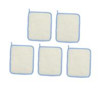 NOLITOY 5piezas Toalla Exfoliante De Ducha De Nylon Para Cuerpo y Cara Paños De Limpieza Rica Para Viajes y Camping