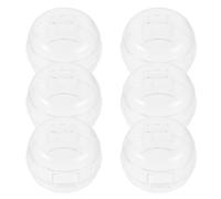 NOLITOY 6 Fundas Protectoras Transparentes para Mandos de Cocina de Gas Resistentes al Calor Protección Infantil Mascotas Adaptables a Estufas Eléctricas Gas Cubierta de Seguridad