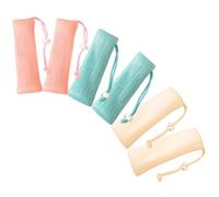NOLITOY 6 piezas Bolsa de Jabón Multicapas para Ducha Unidades Malla Espumante para Limpieza y Corporal Ahorro de Jabón Colores Surtidos Rosa y Verde Diseño de Secado Rápido