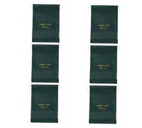 NOLITOY 6 Piezas Bolsa para Zapatos con Cordón Bolsas de Almacenaje No Tejidas para Viaje Organizador Ligero y Resistente para Zapatos Protección Antipolvo y Compacto para Maletas Medio