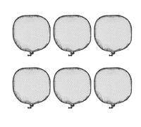NOLITOY 6 Piezas de Redecilla para Peluca de Seda Elástica Negra, Gorro Transpirable Alta Elasticidad y No Se Deforma, Adecuado para Hacer Pelucas y Peluquería