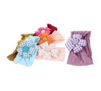 NOLITOY 6 Piezas Diadema de Algodón para Niña Pequeña Diadema Elástica para Recién Nacida para Niña Pequeña Accesorios Cabello para Recién Nacidas para Fiestas de Bebés