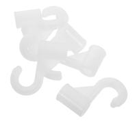 NOLITOY 6 Piezas Gancho para Barra de Armario Soporte Fácil Montaje Compatible con Perchas y Ganchos de Ropa para Armarios de Tela