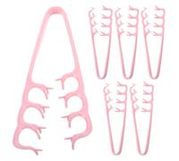 NOLITOY 6 Piezas Peine de Volumen para Raíces con Dientes Anchos Peines Texturizantes Portátiles para Hombres y Mujeres Herramienta para Moldear y Añadir Cuerpo al Cabello para Flequillos