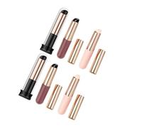 NOLITOY 6 piezas Pinceles de Silicona para Uñas Profesionales Aplicadores Suaves de Silicona para Manicura y Pedicura Herramientas Precisas para de Uñas y Gel