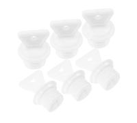 NOLITOY 6 Piezas Tapa De Botella De Agua Caliente Reutilizable Bomba De Agua Grifo De Filtro Jarra Con Filtro De Agua Tapón Botellas De Agua Caliente Dispensador Filtrar Recargable Caucho