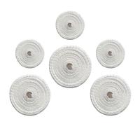 NOLITOY 6 Rollos de Cuerda de Algodón Red para Embalar Alimentos para y Jamón Resistente y Fácil de Usar