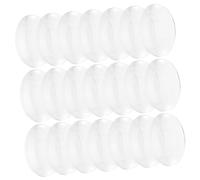 NOLITOY 60 piezas Lentes Convexas Dobles Acrílicas Transparentes para Experimentos Ópticos de Física Duraderas y Fáciles de Limpiar para Enseñanza Educativa