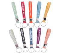 NOLITOY 60 piezas Llaveros de Silicona con Citas Motivadoras para Agradecimiento Empleados Profesores y Regalos de Fiesta Accesorios Duraderos y