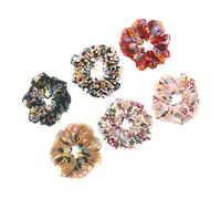 NOLITOY 6piezas Conjunto Diademas De Flores Estilo Retro Gomas Para Cabello Elásticas Accesorios De Moda Para Mujeres