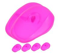 NOLITOY 6piezas Orejeras de Silicona para Peluquería Auditivos para Teñir el Cabello Cómodas y Reutilizables