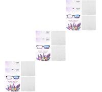 NOLITOY 6piezas Paquete De Paños De Limpieza De Gafas y Pantallas Reutilizables Antivaho Para Lentes y Pantallas Para Gafas De Sol Smartphones