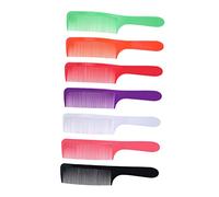 NOLITOY 6piezas Peine para Cortadora de Peluquería Herramienta de Barbería Diseño S Material Resistente para Desenredar el Cabello Salones de Belleza