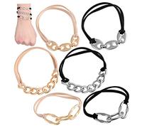 NOLITOY 6piezas Pulseras Cabello Cuerda Gomas Pelo De Mujer Para Coleteros De Moda y Cintas Pelo Cualquier Scenario