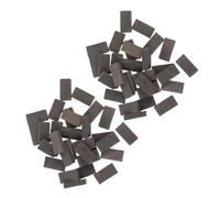 NOLITOY 80 Mini Ladrillos de Simulación para Decoración de Micro Paisajes Bloques de Arcilla Gris para Terrarios y Acuarios de Tortugas Accesorios Seguros para Hábitats Acuáticos y