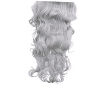NOLITOY 80 Peluca De Pelo De Encaje Pelucas Para Mujeres Entrenamiento De Maniquí De Pelo Pelucas De Duendecillo Casquillo De La Peluca Brillo Extensiones De Cabello Peluca Con Flecos Grey