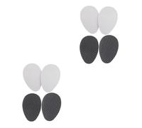 NOLITOY 8pares of Abrasion-resistant Anti- Sole Stickers for High Heels Sandals and Boots Transparent Diamond and Dot Patterns Easy to Apply Strong Adhesive