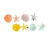 NOLITOY 8piezas Adorables De Cabello Para Niño Niña Accesorios De Cabello Diseño De Concha Horquillas Coloridas Para Niñas y De Cumpleaños