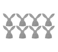 NOLITOY 8piezas Bolsas Decorativas De Huevos De Pascua Forma De Conejo Protector De Huevos Para Celebraciones De Pascua Accesorio Adorable y Funcional