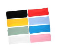 NOLITOY 8piezas Diademas Deportivas Multifuncionales Para Mujer Bandas De Sudor Transpirables Para Ejercicio y Yoga Accesorios De Fitness Colores