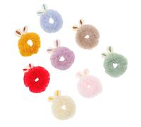 NOLITOY 8piezas Lazos De Pelo Elásticos Diseño De Orejas De Conejo Para Niñas Accesorios De Cabello Suaves y Decorativos Perfectos Para Fiestas y Uso Diario