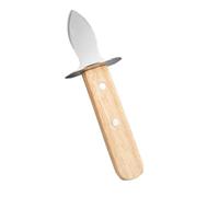 NOLITOY Abridor de Ostras Profesional con Mango Ergonómico de Acero Inoxidable y Diseño Ligero para Abrir Mariscos en Fiestas y Picnics