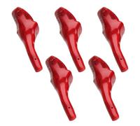 NOLITOY Accesorios de Colgantes de Coral en Forma de Rama 5 Piezas 4-7 CM para Collar y Pulsera DIY Suministros de Joyería para Niñas y Mujeres Accesorios de Cuentas Color Rojo