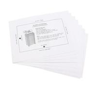 NOLITOY Aceite para Trituradora de Papel Profesional, Paquete de 8 Hojas Portátiles, sin Derrames, Compatible Trituradoras Pequeñas para Oficina, Escuela y Mercado