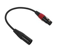 NOLITOY Adaptador de Audio Xlr Balanceado 3 Pines Hembra a 5 Pines Macho Cable 03 M de Cobre Doble Blindaje para Micrófono Profesional Estudio y Equipos Dmx