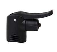 NOLITOY Adaptador de Bomba de Aire Negro 2 Piezas para Bicicleta Boquilla de Inflado Francés y Americano Conector Doble Propósito para Neumáticos Ciclismo Compatible Infladores Estándar