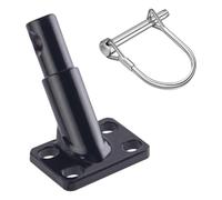 NOLITOY Adaptador de Enganche para Remolque de Bicicleta y E-Bike con Estructura Giratoria y Acero Resistente para Transporte de Carga y Paseos Familiares