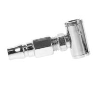 NOLITOY Adaptador Inflador Neumáticos Doble Cabeza Inflado Rápido Portátil Manual para Coches y Camiones