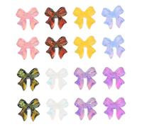 NOLITOY Adornos De Resina Para Uñas Lazos 100 Piezas Decoraciones De Uñas Lazos Para Manicuristas y Amantes Del Nail Art Para Uso Fiestas y Ceremonias