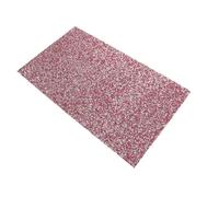 NOLITOY Almohadilla de Mesa para Manicura con Diamantes de Resina Brillante Cojín Reposamanos para Uñas Soporte para Fotografía y Decoración de Bodas Rosa