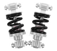 NOLITOY Amortiguadores Traseros para Bicicleta de Montaña y Eléctrica 2 Piezas 100 MM Resorte Helicoidal Capacidad 650 Lb Suspensión Trasera para Descenso y Rutas Todoterreno