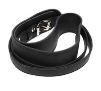NOLITOY Arnés de Cuero Negro Cinturón Práctico y Cómodo Longitud Ajustable para Tuba y Trombón para Transporte de Instrumentos Musicales