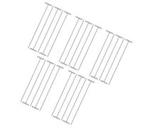 NOLITOY Barras de Hierro para Jaulas de Palomas 25 Piezas Barra Trampa Unidireccional para Puertas de Pájaros Accesorios Metálicos Resistentes para Entrada y Mantenimiento de Palomas