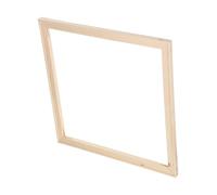 NOLITOY Barras de lona para hacer tú mismo: 40 x 40 cm, marco de lienzo de madera maciza con clavos para pintura al óleo y arte digital, bordes lisos