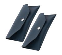 NOLITOY Billetera de Cuero Verde Oscuro 2 Unidades Monedero Delgado y Plegable para Billetes Porta Billetes y Organizador de Sobres Reutilizables para Finanzas Personales y Viajes