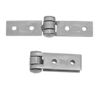 NOLITOY Bisagras Plegables de Acero Inoxidable 304 para Ventanas sin Marco, 2 Piezas con Tornillos, Bisagras de Fricción Resistentes Intemperie para Puertas y Reparación de