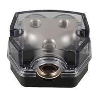 NOLITOY Bloque Fusibles Auto Amplificador de Audio Caja Distribución Pulg Aleación Resistente Protección Sobrecarga para Coche Conexión Múltiple Equipos