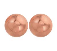 NOLITOY Bolas de Cobre Puro para Bebedero de Pájaros 2 CM Esferas Sólidas de Latón Rústico Purificadoras y Resistentes Intemperie para Jardín Exterior y Fuentes de Agua