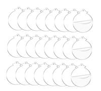 NOLITOY Bolas de Navidad Colgantes de Acrílico Transparente 72 Piezas Adornos Navideños para Árbol Decoración Festiva y Regalos de Fiesta Colores Variados para Hogar y Fiesta