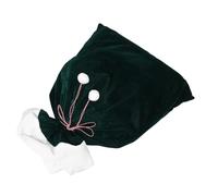 NOLITOY Bolsa de Obsequio de Papá Noel Cordón Grande para Regalos Navideños Reutilizable de Bolsa Cordón para Guardar Cosas para Manualidades y Dulces Navideños