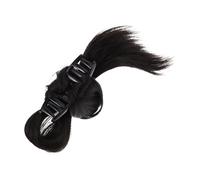 NOLITOY Bolsa Para Pelucas Moño Falso Clip Moño Artificial Desordenado Coreano Extensiones De Cabello Sintético Para Diario Mujeres y Niñas