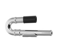 NOLITOY Boquilla de Flauta Travesera de Repuesto Plateada, Diseño Recto y Curvo, Accesorio Duradero y Práctico para Músicos y Estudiantes de Flauta, Adecuado para Práctica y Conciertos